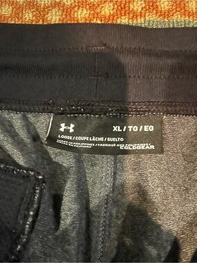 Under Armour Men's Relaxed Black/Grey ColdGear Performance Jeans